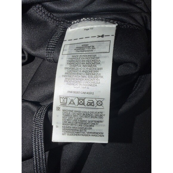 Adidas AEROREADY Women's Running Capri Leggings Black Athletic Activewear Size L - Picture 4 of 8